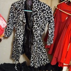 Black and white printer jacket